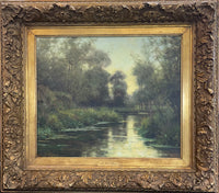 Original Louis Aston Knight Painting Framed Oil on Canvas C.1900 - $200K APR w/CoA APR57