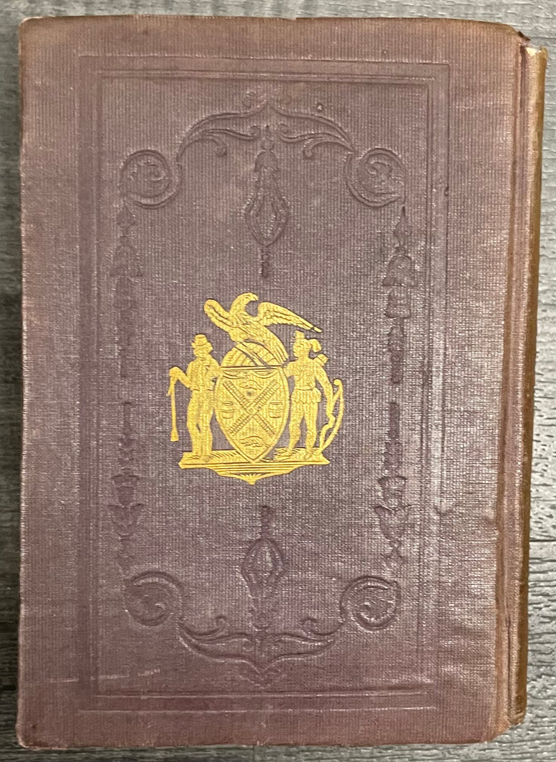 1st Ed. Manual of the Corporation of the City of New York 1843/4 - $4k APR w/CoA APR57