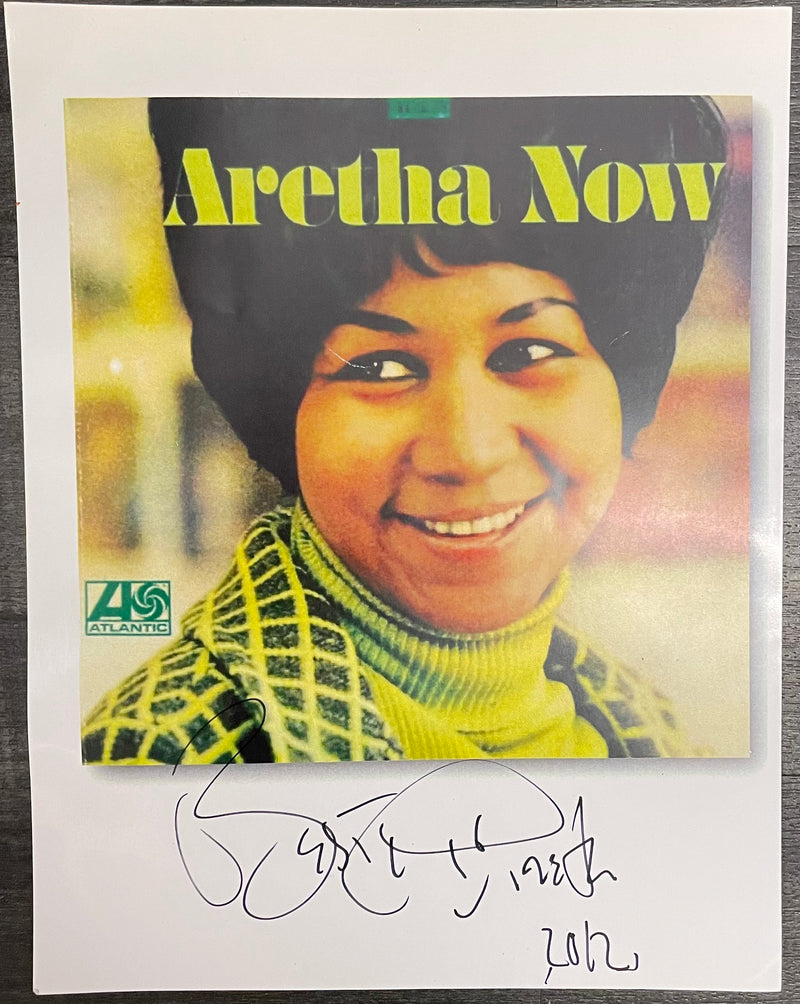 Original Aretha Franklin Aretha Now Signed Photo 2012 - $1.5K APR w/CoA APR57