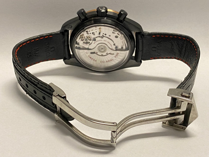 OMEGA Speedmaster Titanium Ceramic Wristwatch w/ Black Face - $30K VALUE APR 57