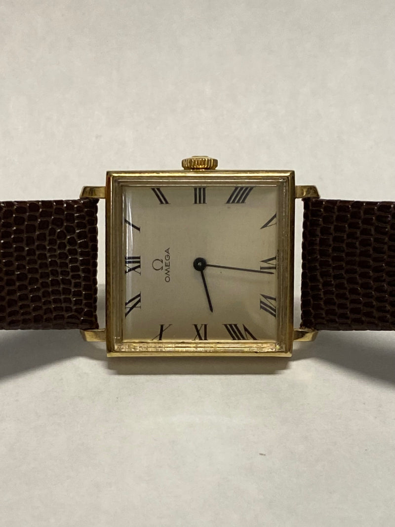 OMEGA Beautiful Gold Tank-Style Vintage C. 1950's Unisex Watch - $13K APR w/COA! APR57