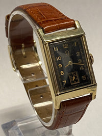 OMEGA Tank Vintage 1930's/40's Special Engrave Back Men's Watch- $20K APR w/COA! APR57