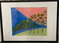 Framed Wolf Kahn Original Pastel On Paper - $20K APR w/CoA APR57