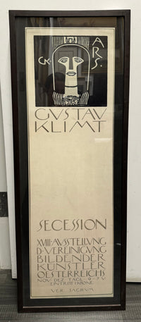 Gustav Klimt's 1903 Vienna Secession Exhibition Poster - $1K APR w/ CoA! APR57