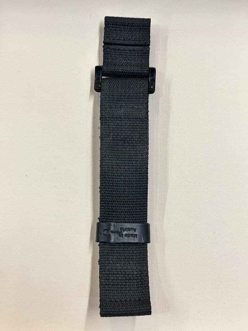 PANERAI ALMOST NEW Black Nylon Blue Logo Watch Strap - $600 APR w/ CoA! APR 57