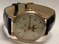 OMEGA 18K Rose Gold Moon Phase w/ Beautiful Lugs Unique Watch - $25K APR w/ COA! APR57