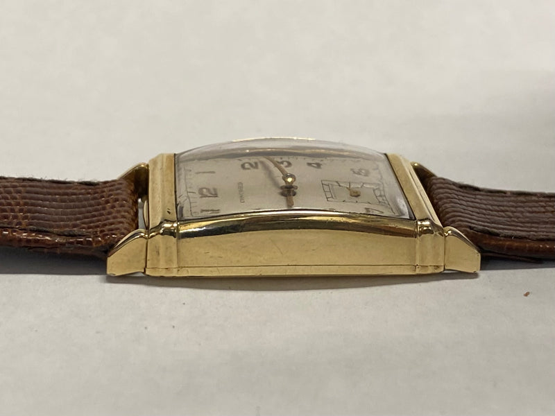 CONCORD Beautiful Tank Style Vintage C. 1950's Rare Unisex Watch- $6K APR w/COA! APR57