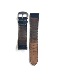Alfred Hammel Used Padded Black Leather Watch Strap - $400 APR w/ CoA! APR 57