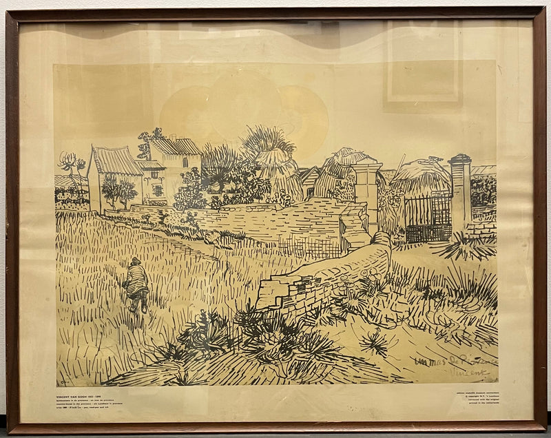 Vintage Stedelijk Museum Poster “Country House In The Provence- Vincent Van Gogh” - $10K APR w/CoA APR57
