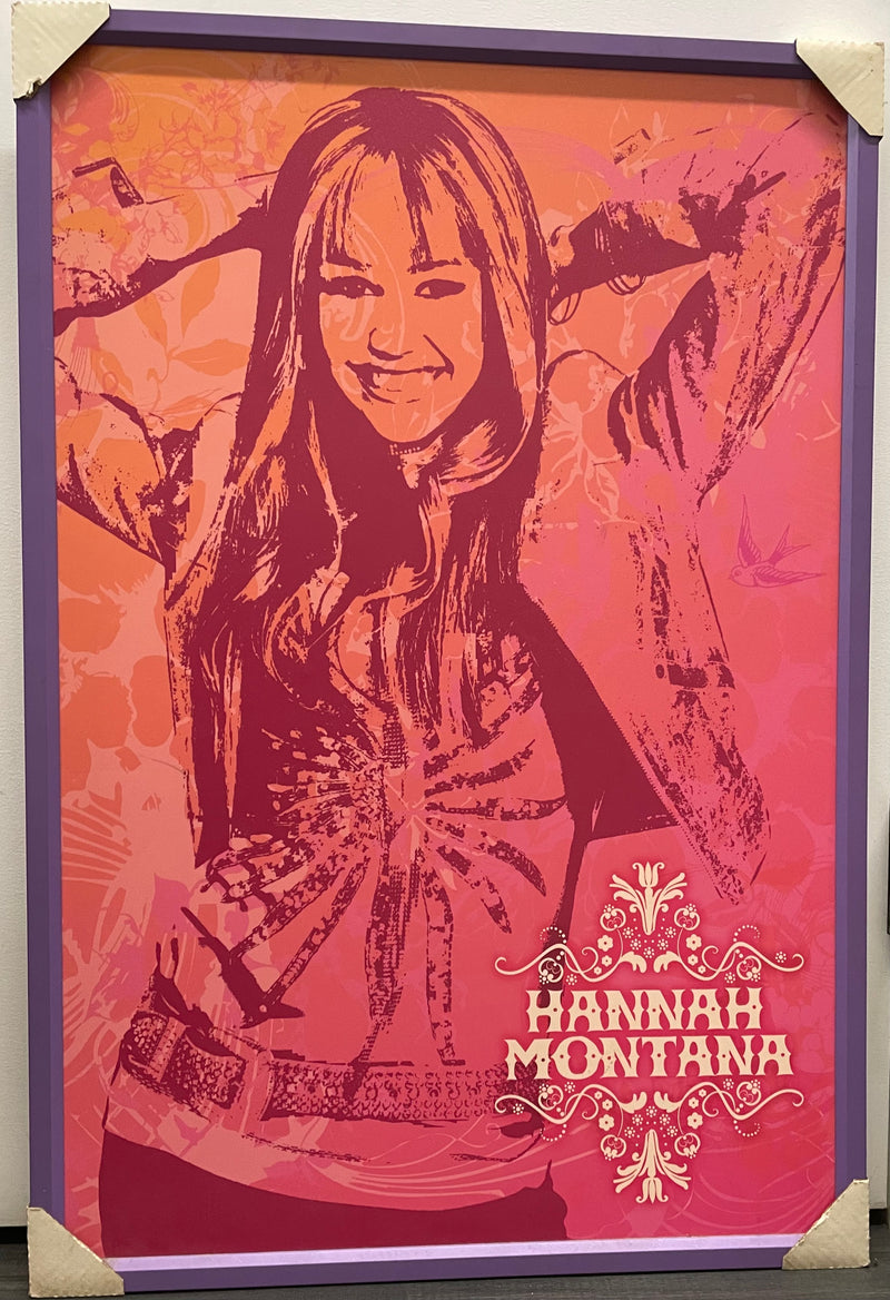 OOAK Rare Prototype Framed Hannah Montana Poster Board C. 2009 - $30K APR w/CoA APR57