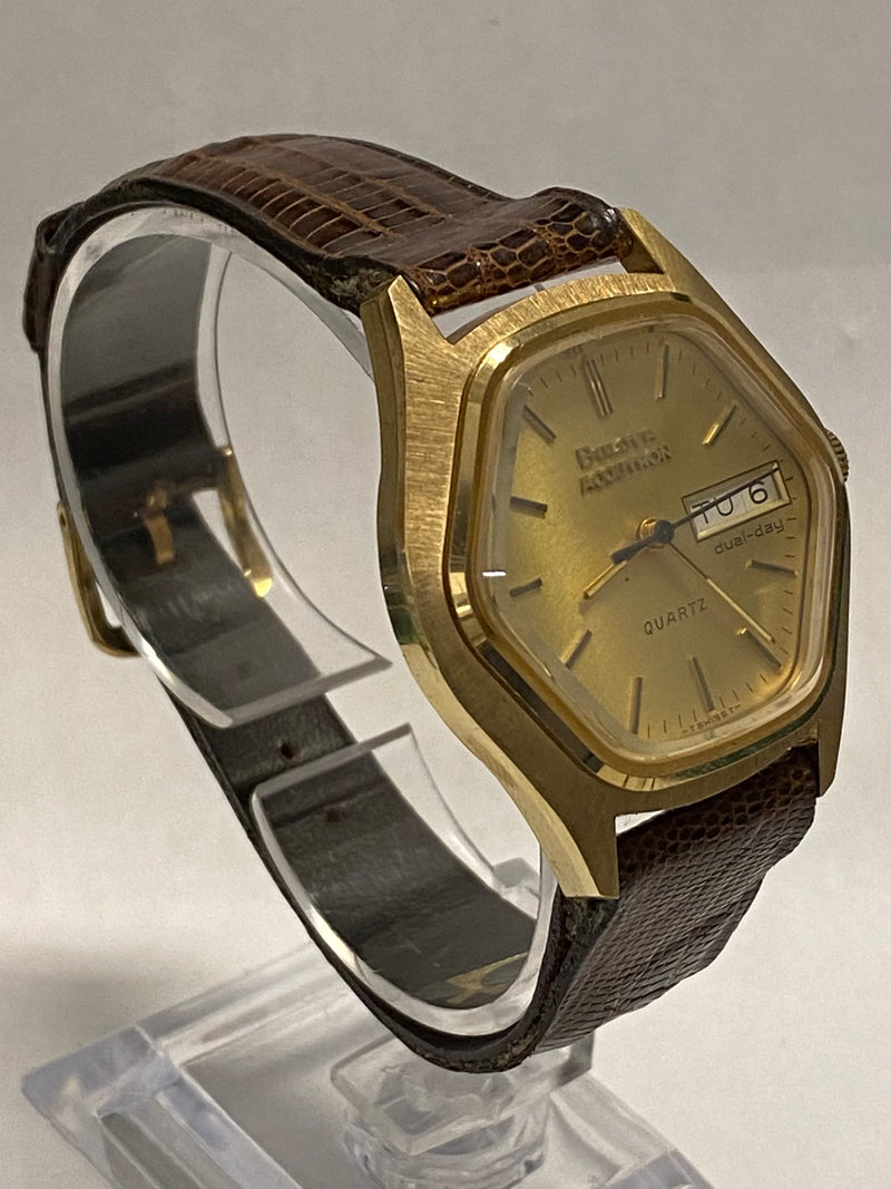 BULOVA Accutron Solid Gold Octagonal Case C.1960's Men's Watch- $10K APR w/ COA! APR 57