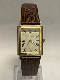 HAMILTON Solid Gold Tank-Style Vintage C. 1950's Unisex Watch- $10K APR w/ COA!! APR57