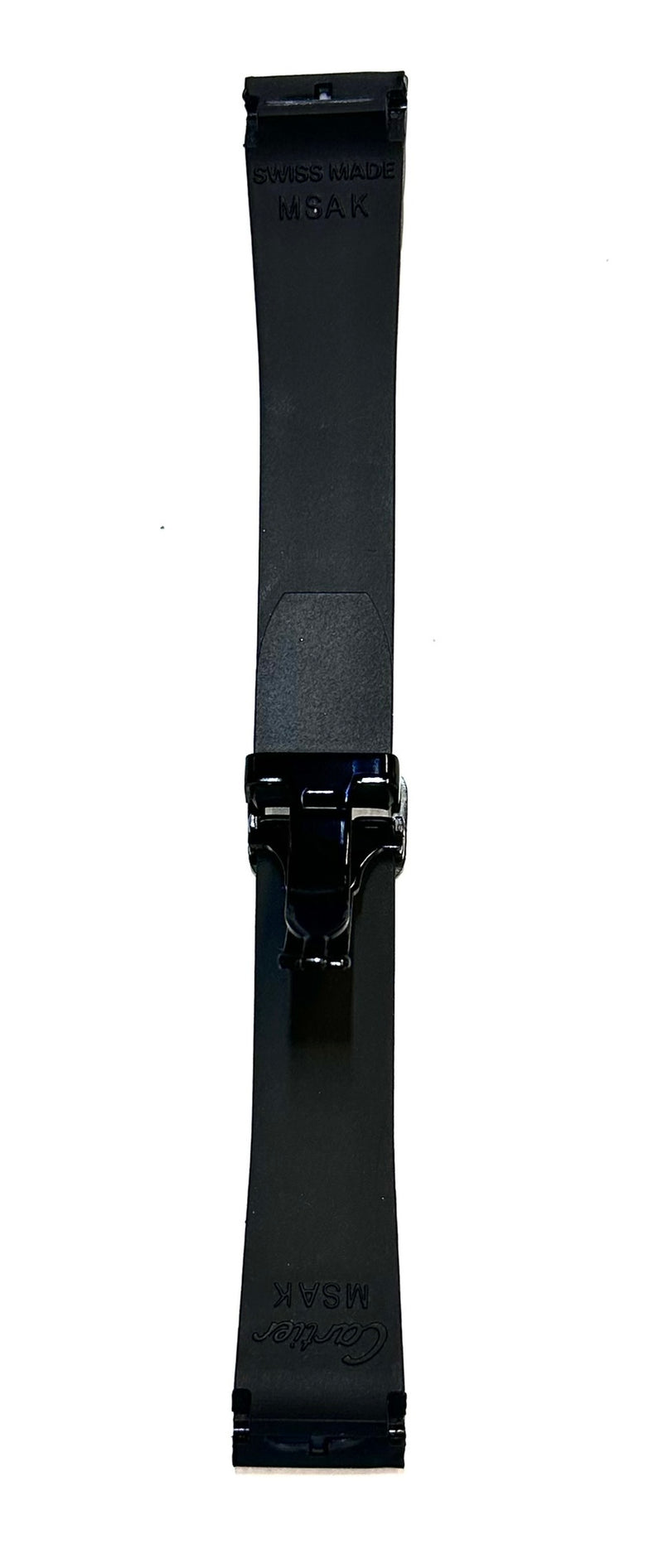 Cartier New Black Rubber Waterproof Watch Strap - $800 APR w/ CoA! APR 57