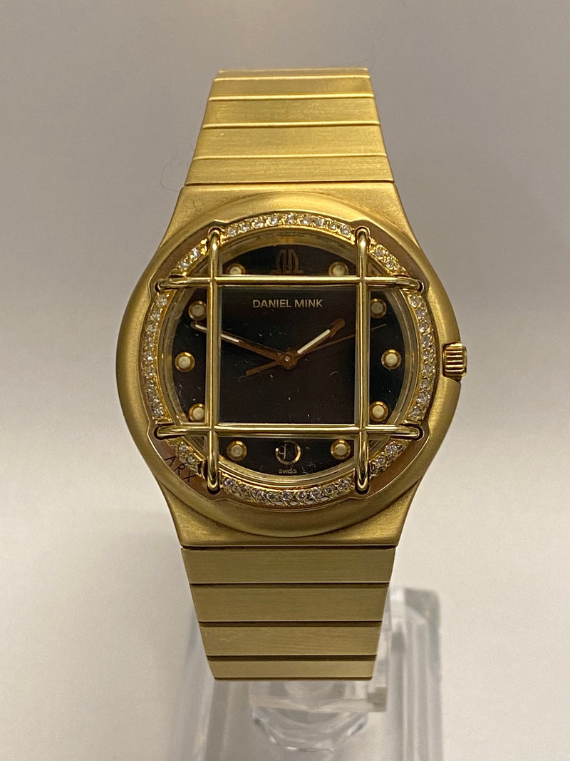 DANIEL MINK Incredibly ARX 90 Diamonds 18K YG Brand New Watch- $80K APR w/ COA!! APR57