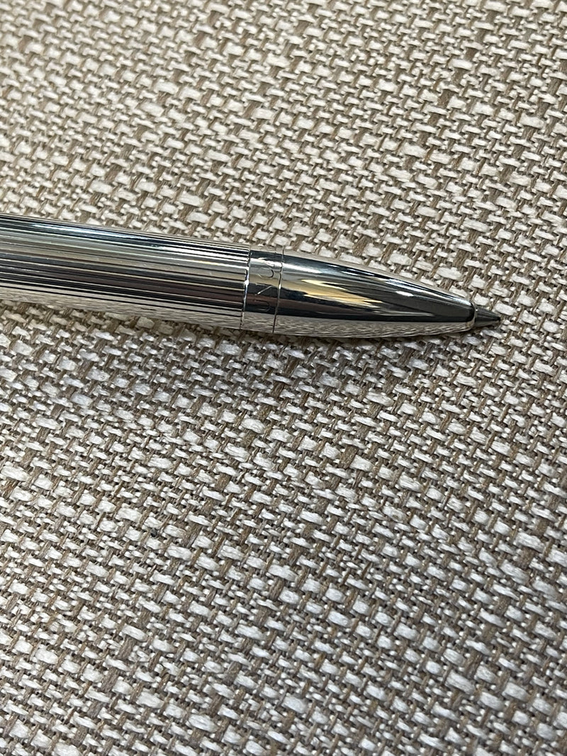 Unoargento Original 925 Sterling Silver Push-Down Ballpoint Pen - $1K APR w CoA APR57