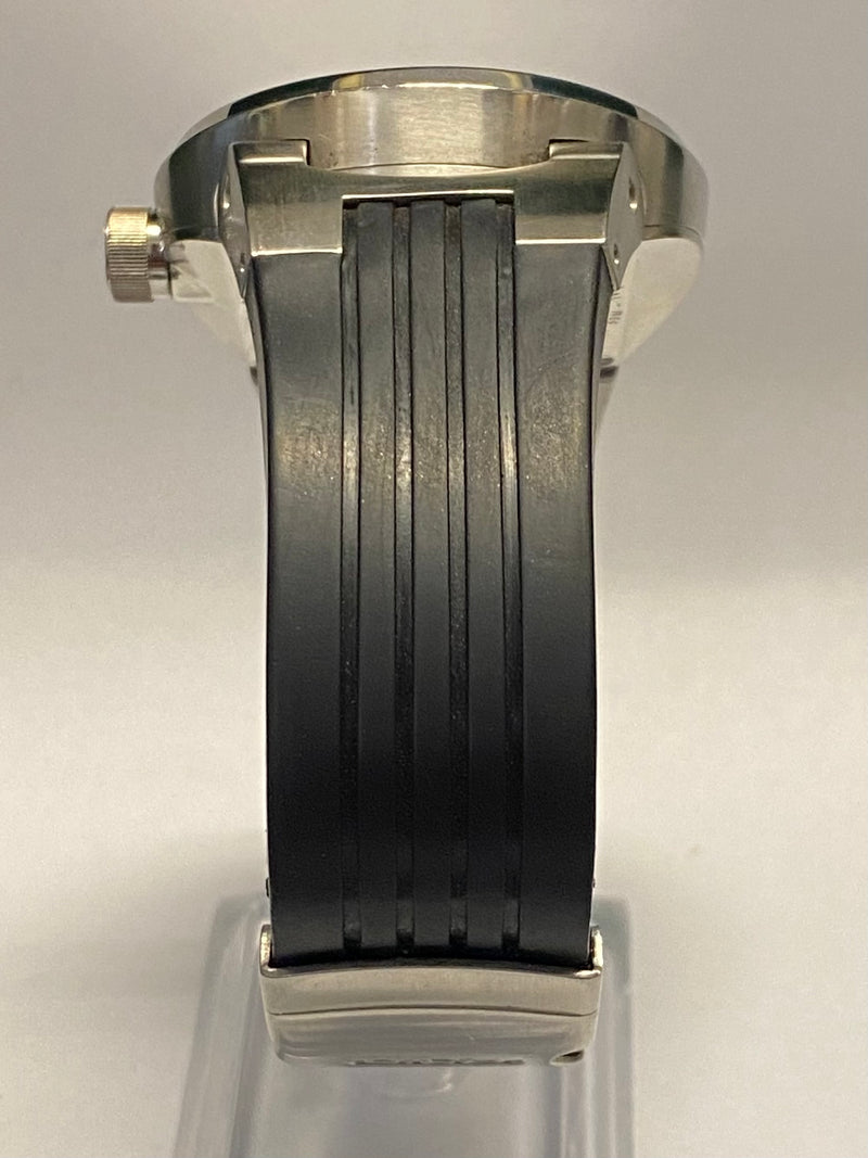 Oris SS Automatic Unique Textured Platinum Brand New Unisex Watch $6K APR w/ COA APR57