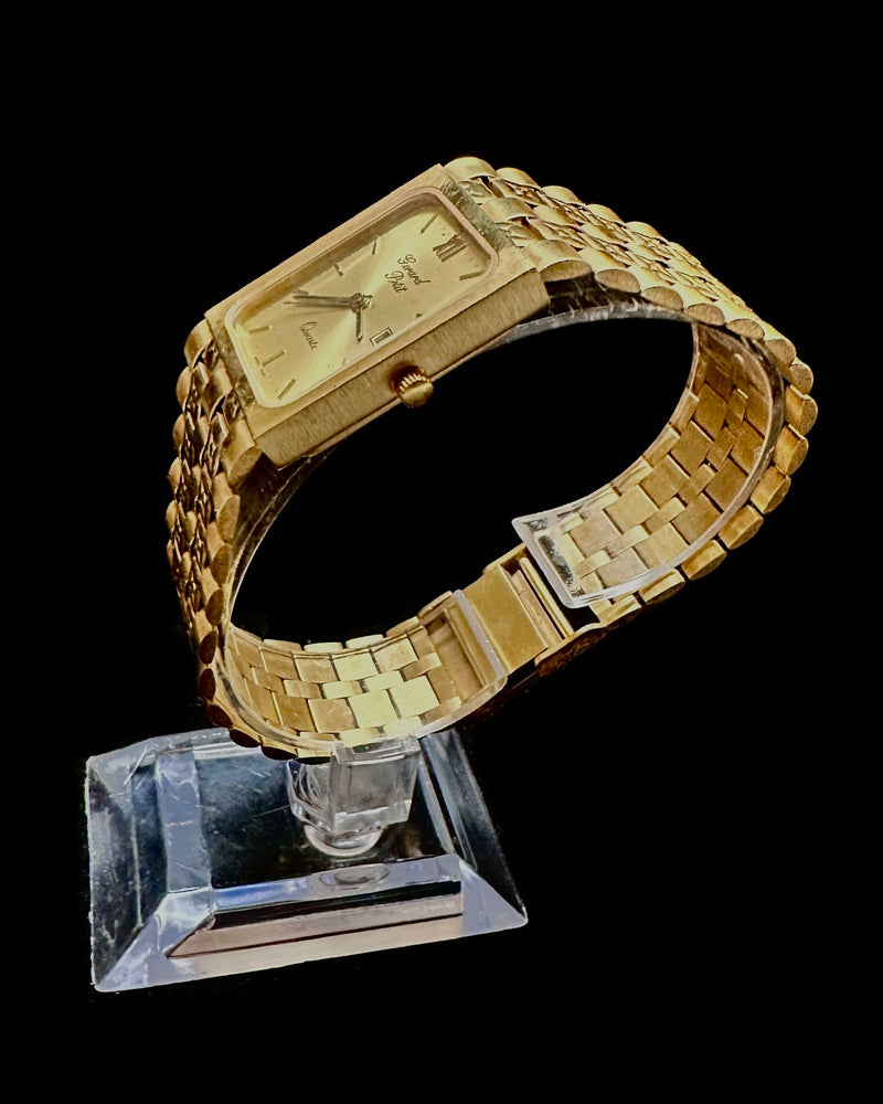 Gerard Petit Brand New Unique Solid Yellow Gold Unisex Watch - $15K APR w / COA! APR 57