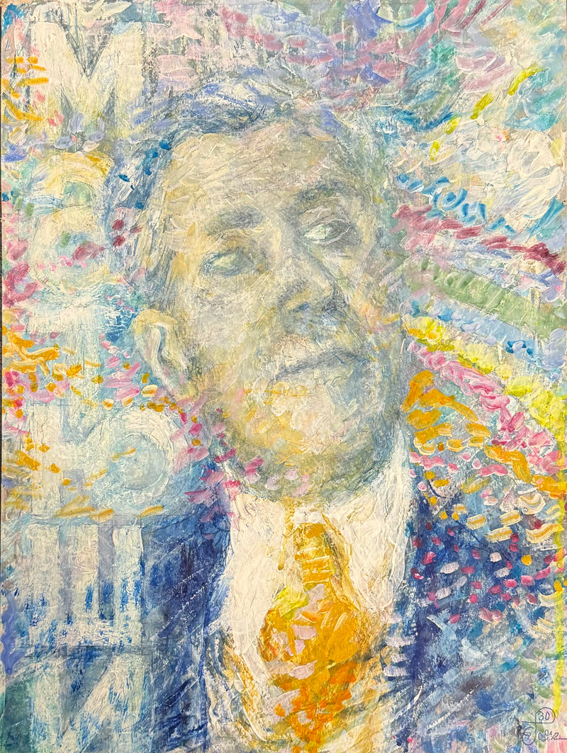 Portrait of Mikhail Matyushin by 'Yefim Moiseevich Royak' C.1930- $30K APR w/CoA APR57