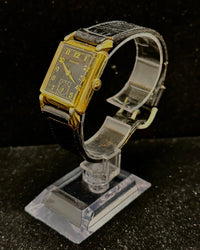 Hamilton VNTG c.1940´s Gold Bezel Large Rectangular Case Watch - $5K APR w/ COA! APR 57