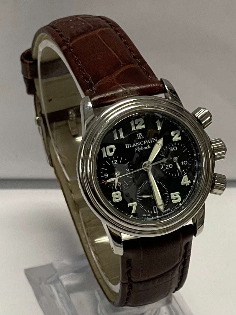 BLANCPAIN Flyback Limited Edition #107/150 SS Automatic Watch - $40K APR w/ COA! APR57