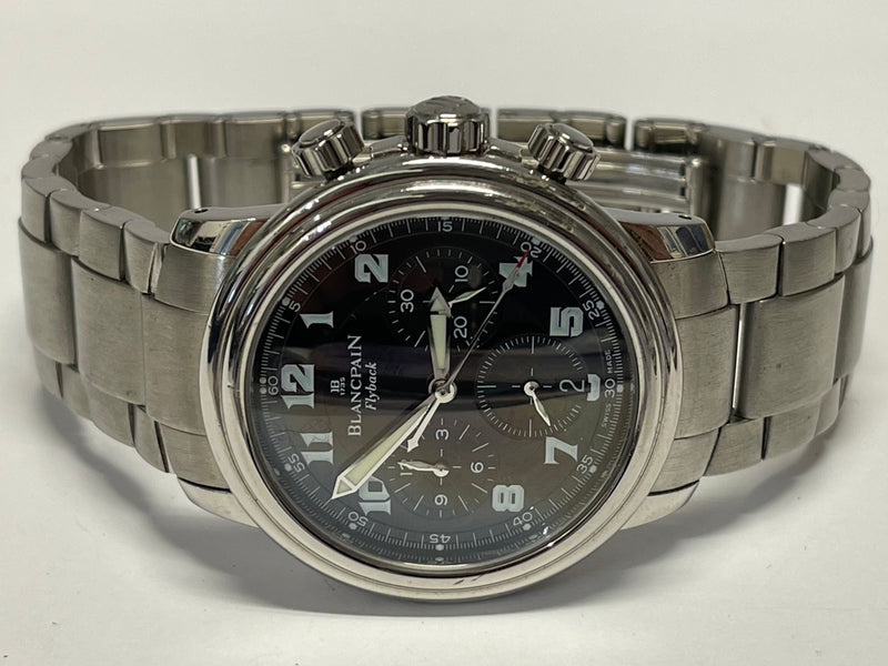 BLANCPAIN Flyback SS Men’s Automatic Chronograph Unique Watch - $30K APR w/ COA! APR57