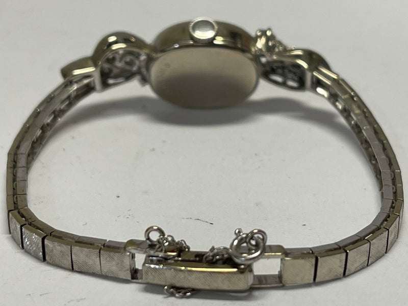 MATHEY TISSOT Solid White Gold Beautiful Lady's Diamonds Watch - $8K APR w/ COA! APR57
