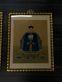 Pair of Chinese Ancestral Portraits  - $15K APR w/ CoA! APR57