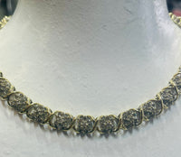 Beautiful "266" Diamonds Solid Yellow & White Gold Necklace - $80K APR w/ CoA!!! APR57