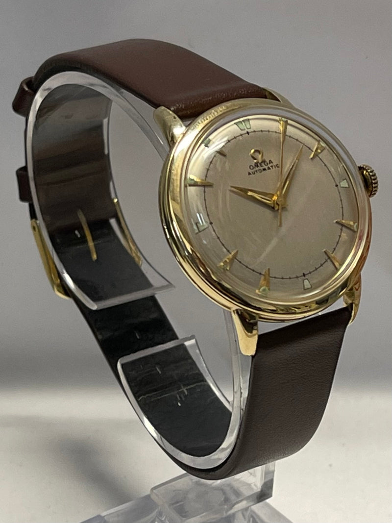 OMEGA Beautiful Solid Gold Vintage 1950's Unique Unisex Watch - $10K APR w/ COA! APR 57