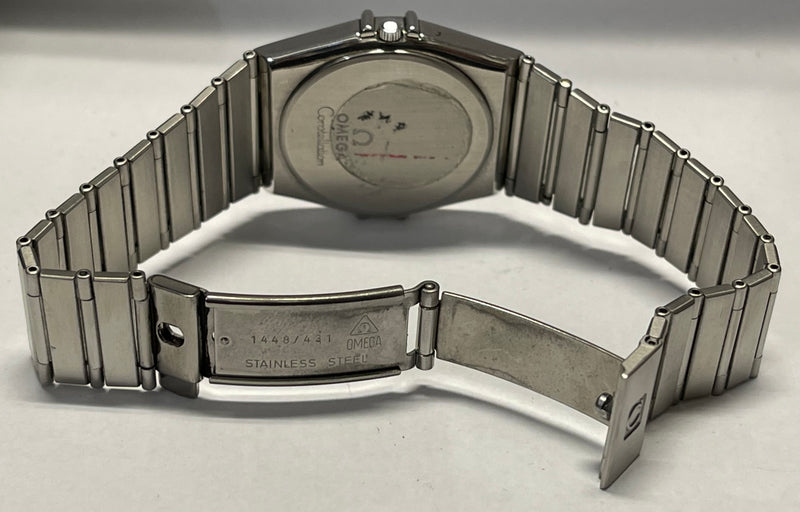 OMEGA Constellation Date Steel w/Silver Tone Dial Ladies Watch - $5K APR w/ COA! APR 57