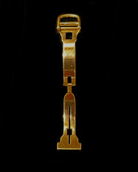 Cartier 18K Yellow Gold Antique Design Watch Deployment Buckle- $12K APR w/ CoA! APR 57