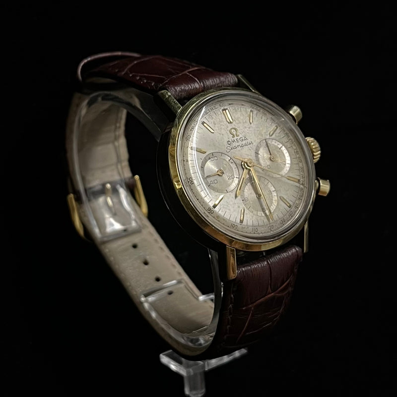 OMEGA SEAMASTER Vintage c. 1945 Wristwatch w/ Silver Oyster Dial - $20K APR Value w/ CoA! APR 57
