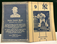 Authentic Roger Maris Baseball Icon St Patrick's Church Program - 1K Appr Coa!!! APR57
