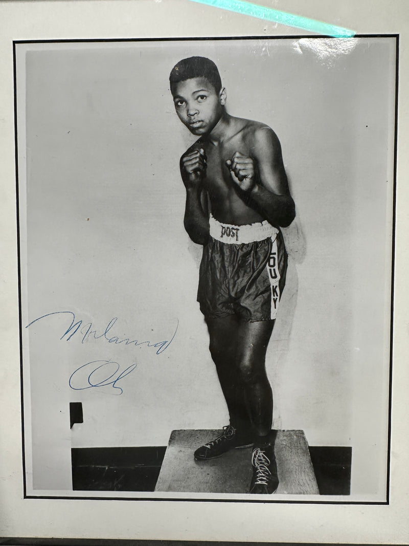 Muhammad Ali Signed Youngest Boxing Photo 1954 Known! GEM Mint! -$20K APR w/COA! APR57