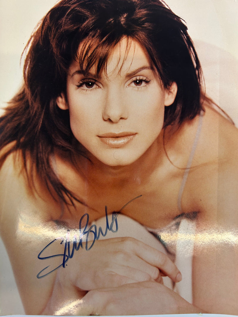1990s Sandra Bullock Signed Autographed Headshot Miss Congeniality-  $1.5K APR w/ CoA! APR 57