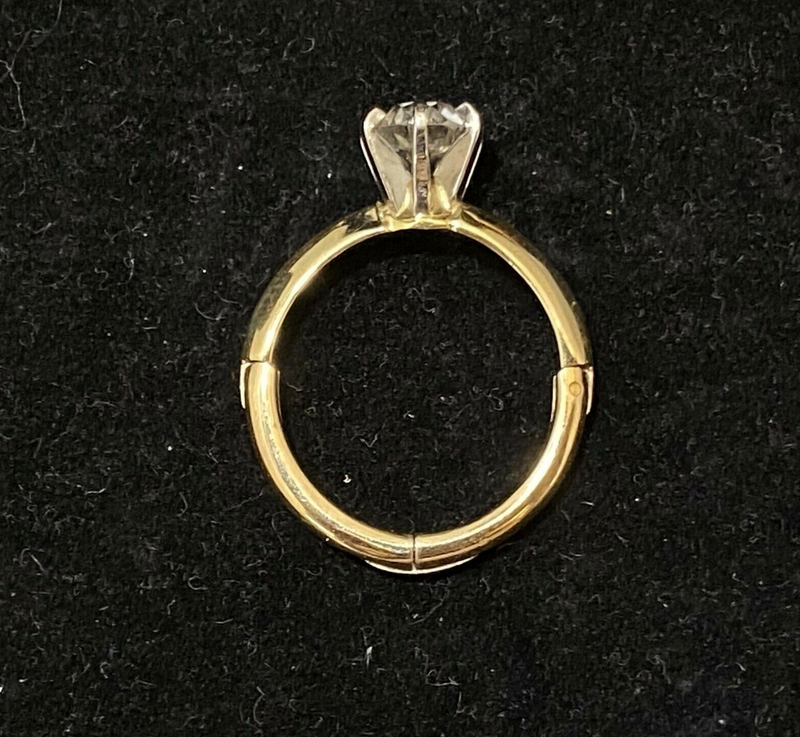 Antique Design SYG w Old Mine Diamond Solitaire Engagement Ring - $30K APR w/CoA APR57