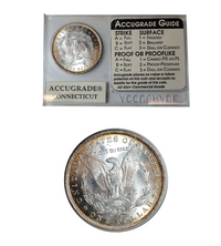 1885-O MORGAN DOLLAR A2-65c ACCUGRADE w/CoA+$600 APR! APR57