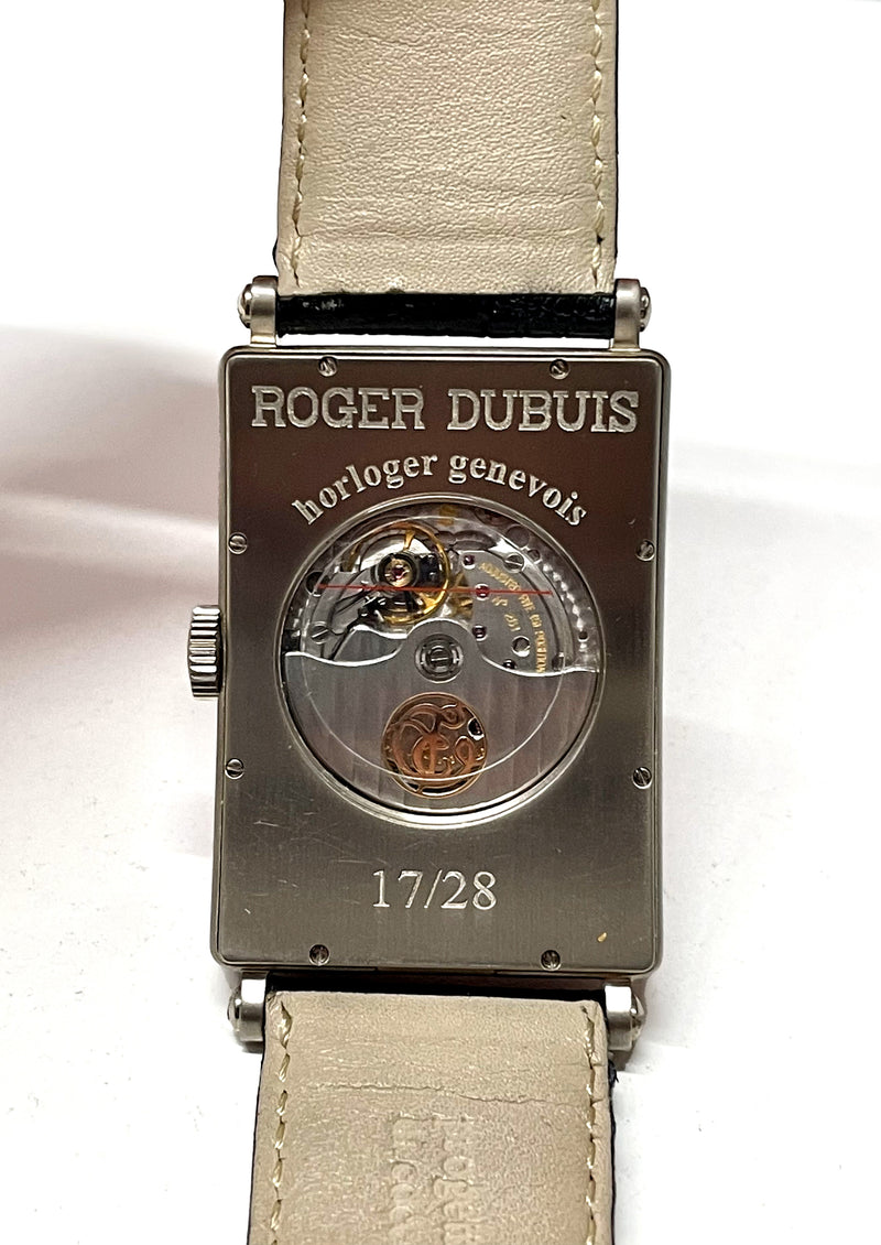 Roger Dubuis 18K WG BIRETROGRADE Calendar w/ Exhibition Back - $120K APR w/ COA! APR57