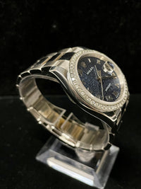 Rolex Oyster Perpetual Datejust with Full Factory Diamond Bezel-$40K APR w/ COA! APR57