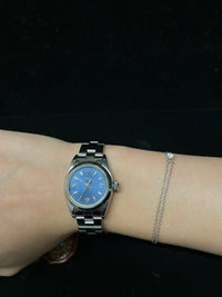 ROLEX Oyster Perpetual Datejust 28mm Blue Sapphire Ladies' Watch-$16K APR w/COA! APR57