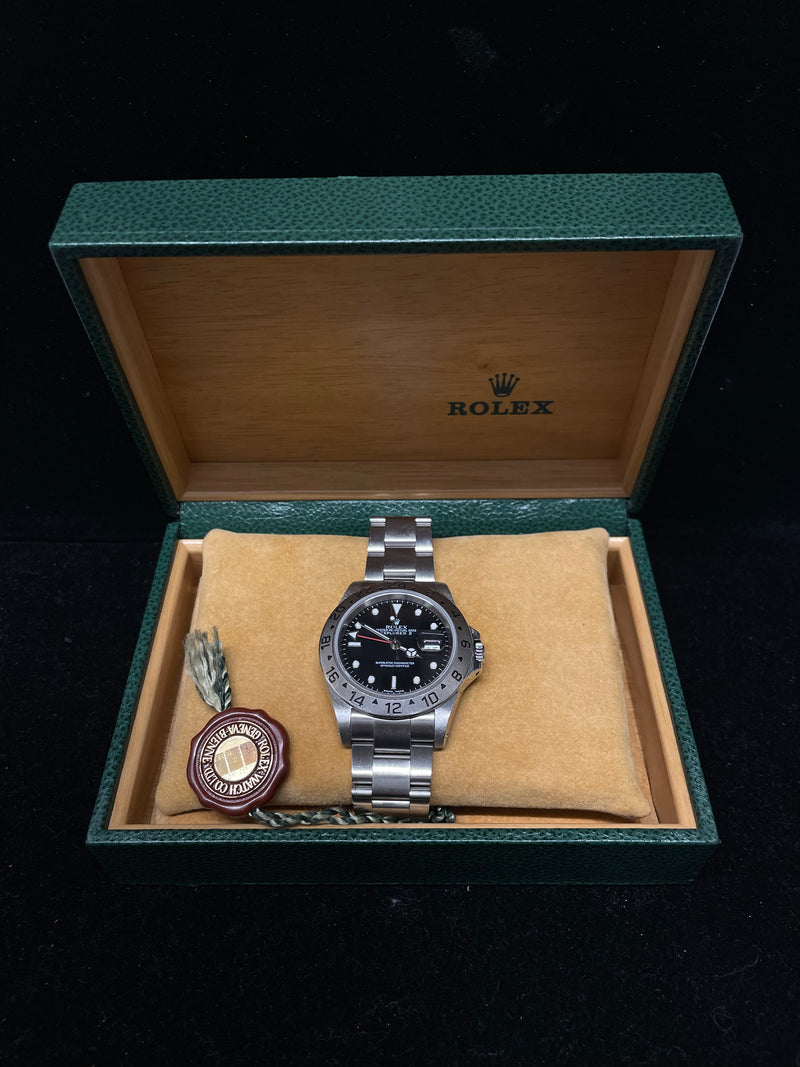 ROLEX Oyster Perpetual Date Explorer II SS Men's Watch- $25K APR w/ COA! APR57