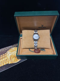 ROLEX Datejust SS White Dial Ladies' Watch - $20K APR w/ COA! APR57
