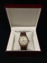 ROLEX oyster perpetual 18K YG vintage c.1940s pointed markers - $25K APR w/ COA! APR57