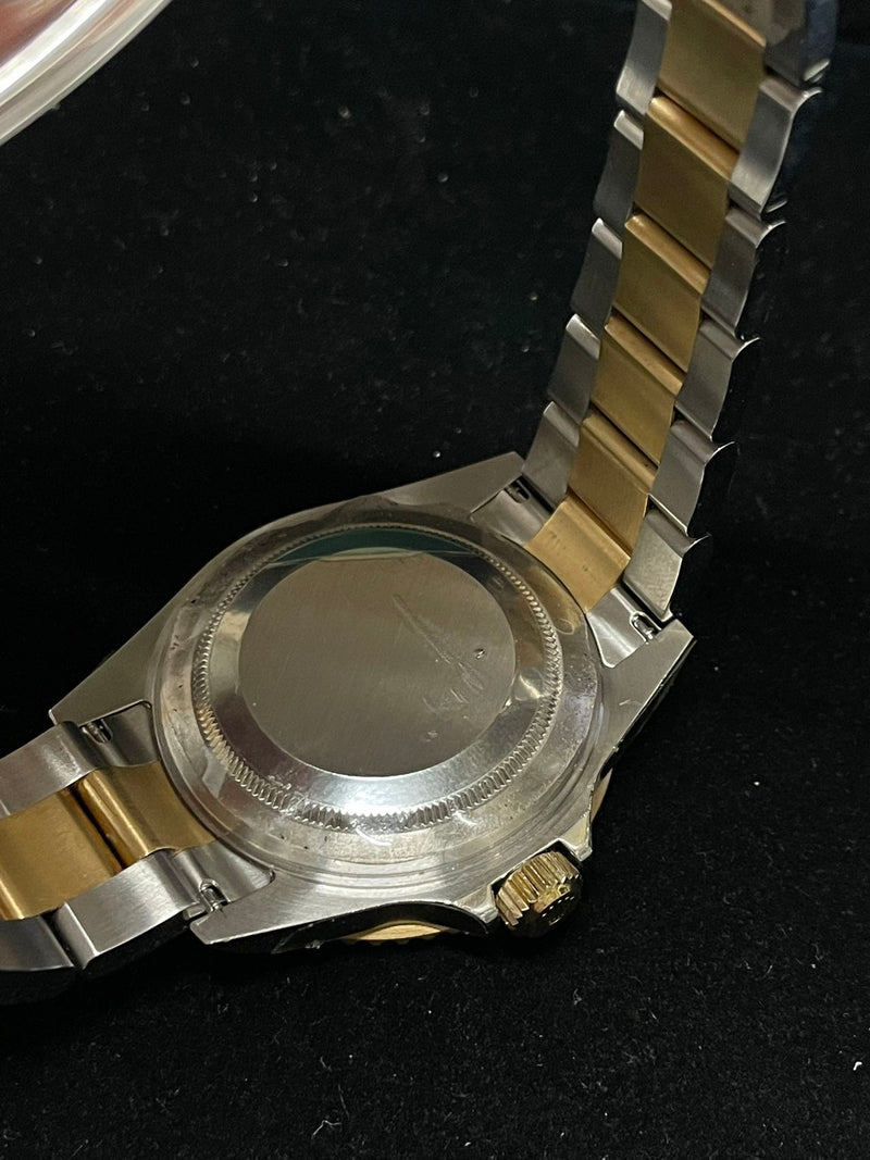 Rolex Submariner 18K Gold & SS Blue Sapphire Men's Wrist Watch- $50K APR w/ COA! APR57