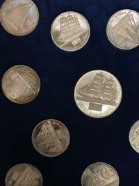 OP Sail 76 Set of 15 SS Coins sold from The World Trade Center -$2.5K APR w/ COA APR57