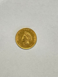 1855 Liberty Head $1 Gold Coin - $1.5K APR w/ COA APR57
