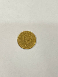 1855 LIBERTY HEAD $1 GOLD COIN - $1.5K APR w/ COA APR57