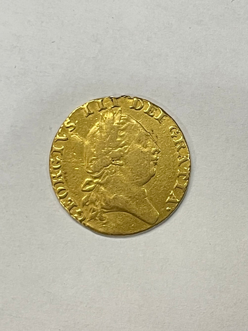 1787 Britain UK George III Gold Guinea Coin 1G - $3K APR w/ COA APR57