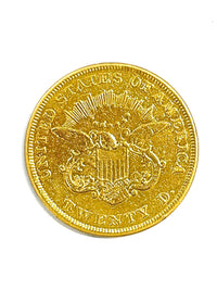 1851 US $20 Double Eagle Liberty Head Gold Coin - $4K APR w/ COA APR57