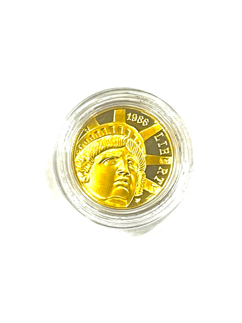 1986 US Liberty 1/2oz Gold $5 Coin Proof - $2K APR w/ COA APR57